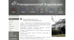 Desktop Screenshot of praxisbogenhausen.de